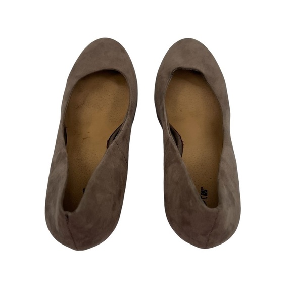 apt. 9 Taupe Kensington Platform Wedge Heels Size 9 Women's - Picture 5 of 9